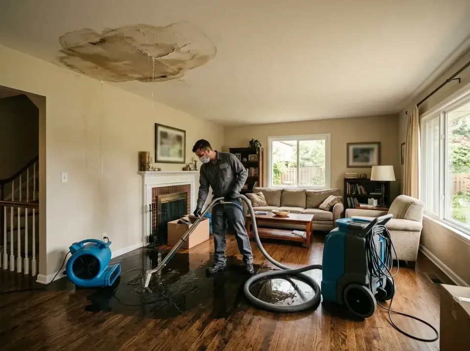 attic-pipe-burst-ceiling-drip-008 — frequently asked questions, Water Damage Restoration & Carpet Care in Waukesha, WI